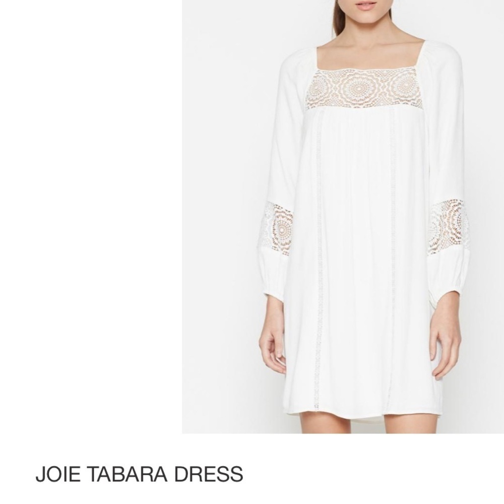 Joie Tabara White Crepe Dress~Small - Picture 9 of 9